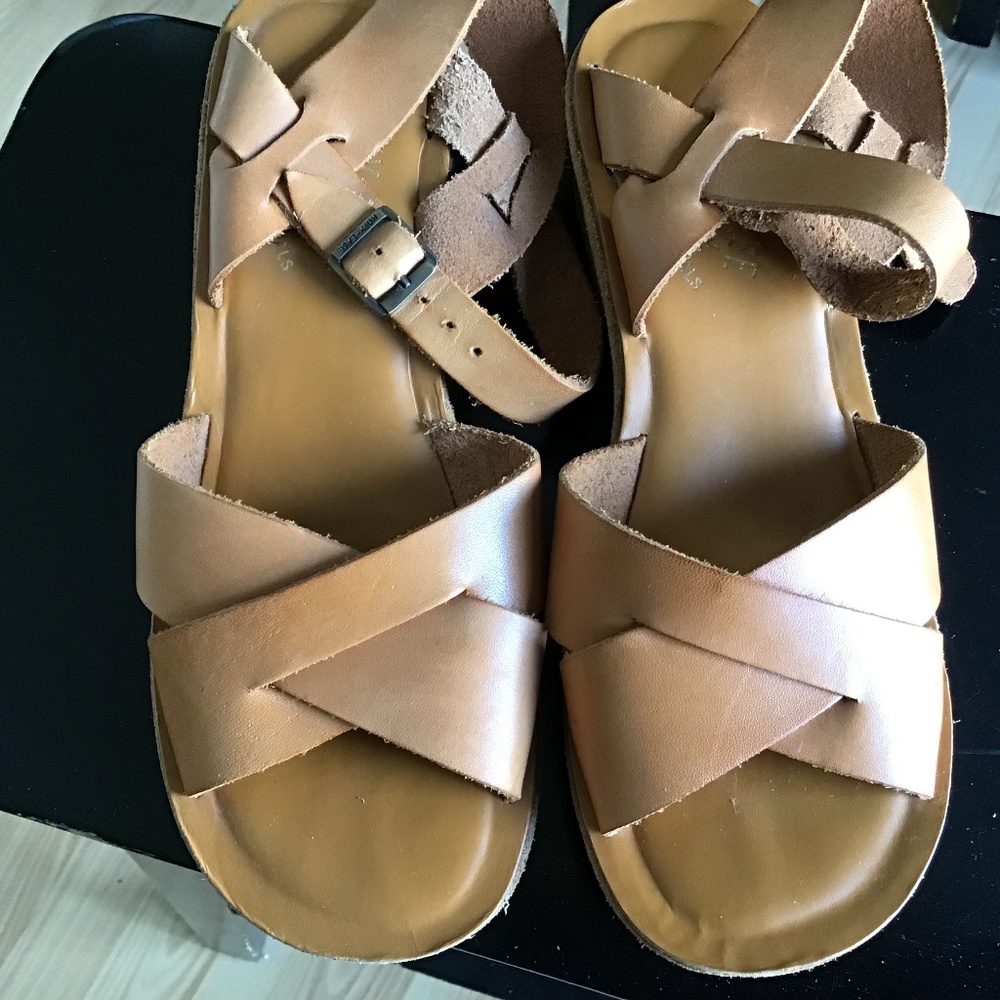$160 new!  ..Kork  Ease Sandals worn once. Size 7